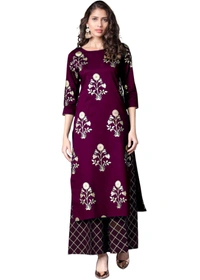 GOLDEN KURTI PLAZO